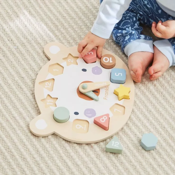 Personalised Wooden Bear Clock Puzzle FSC®