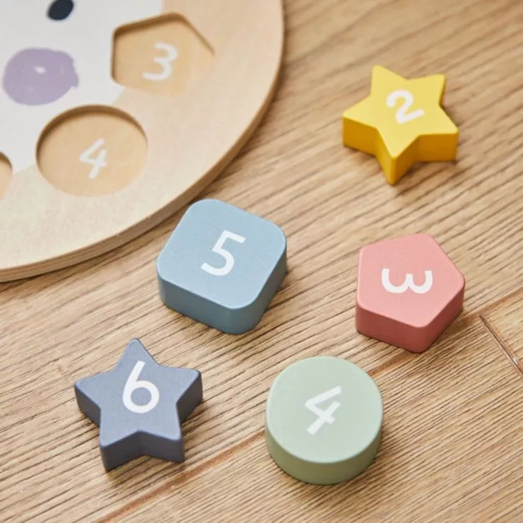 Personalised Wooden Bear Clock Puzzle FSC®