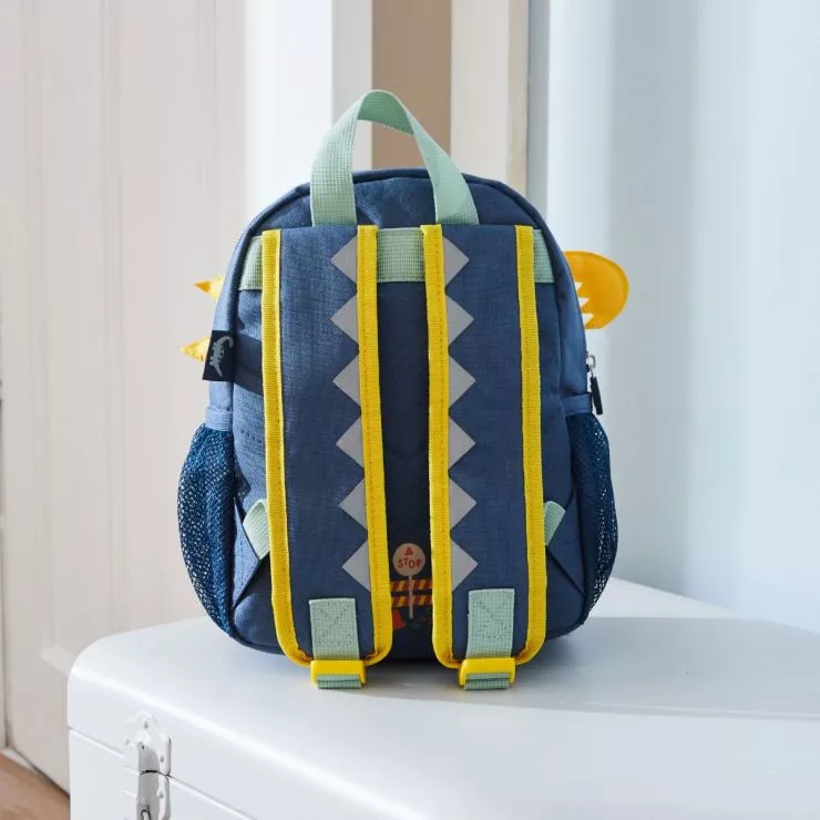 Personalised Dinosaur Digger Design Mini Backpack