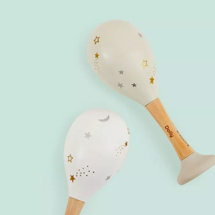 Personalised Wooden Bambino Maracas