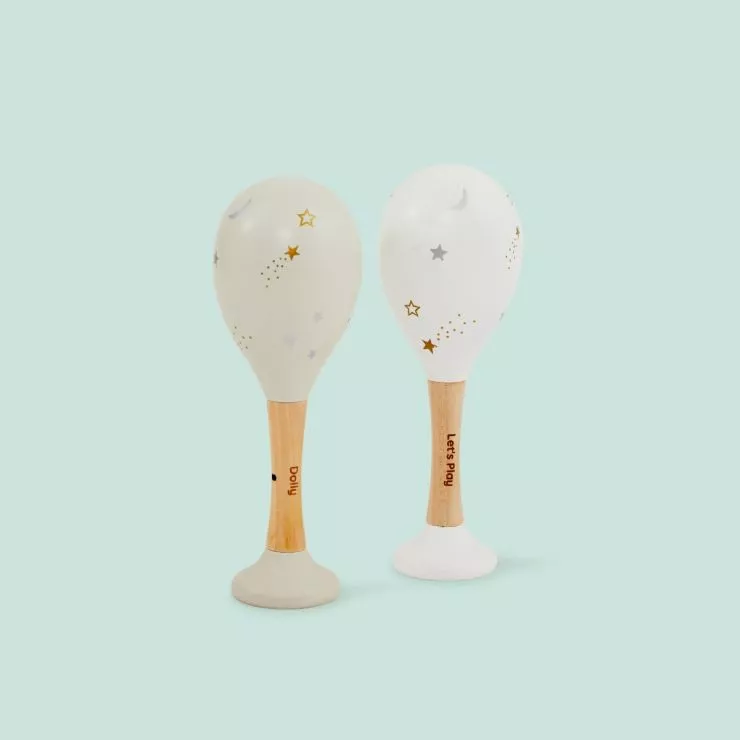 Personalised Wooden Bambino Maracas