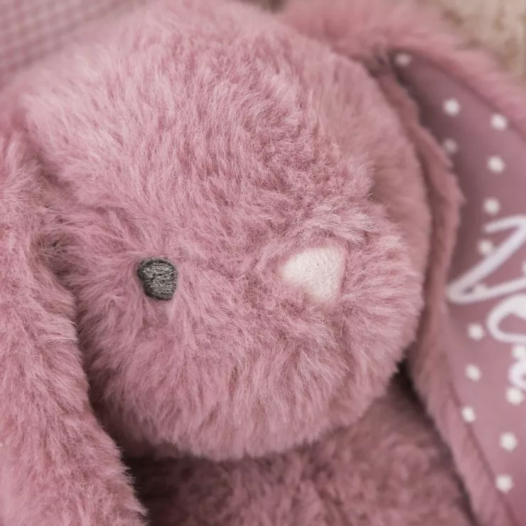 Personalised Mauve Pink Bunny