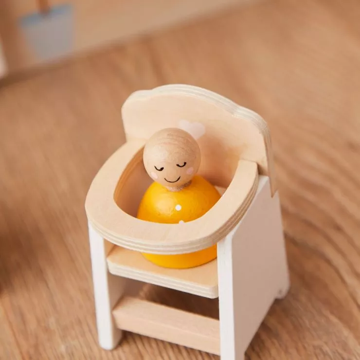 Wooden Doll’s House Nursery Furniture Set