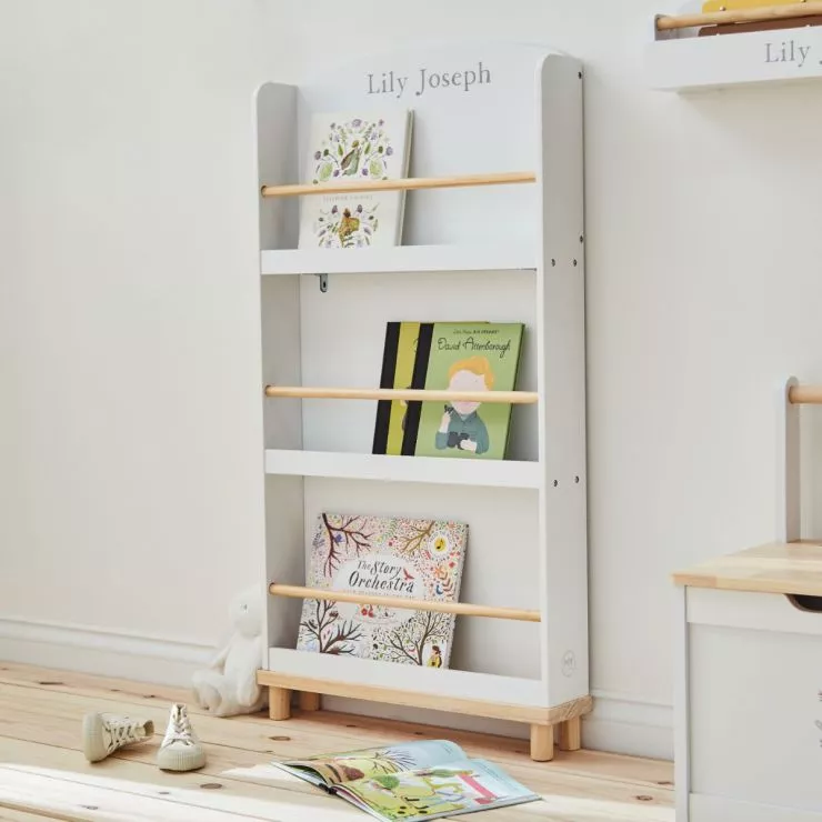 Personalised My 1st Years White Bookcase