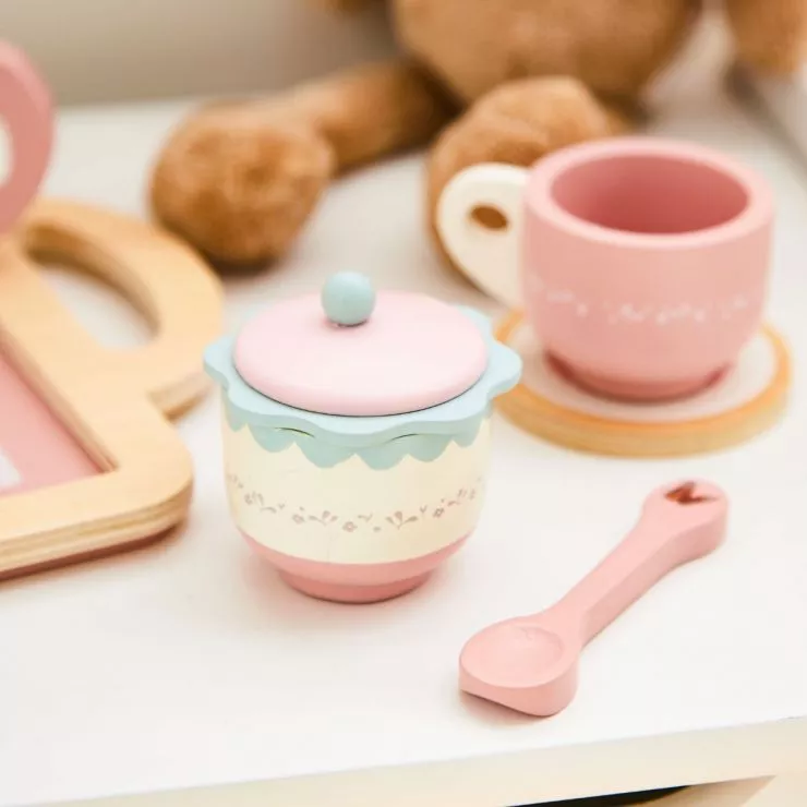 Personalised Flopsy Bunny Wooden Tea Set