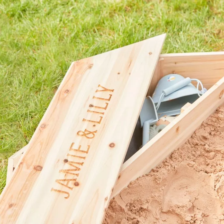 Personalised Peter Rabbit & Friends Wooden Sandpit