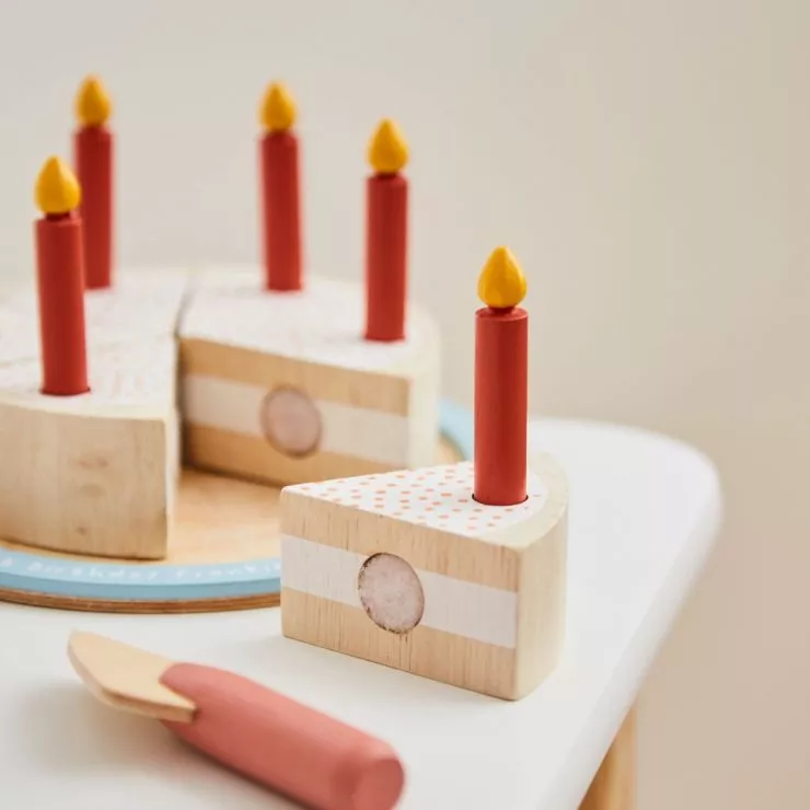 Personalised Wooden Party Cake Toy