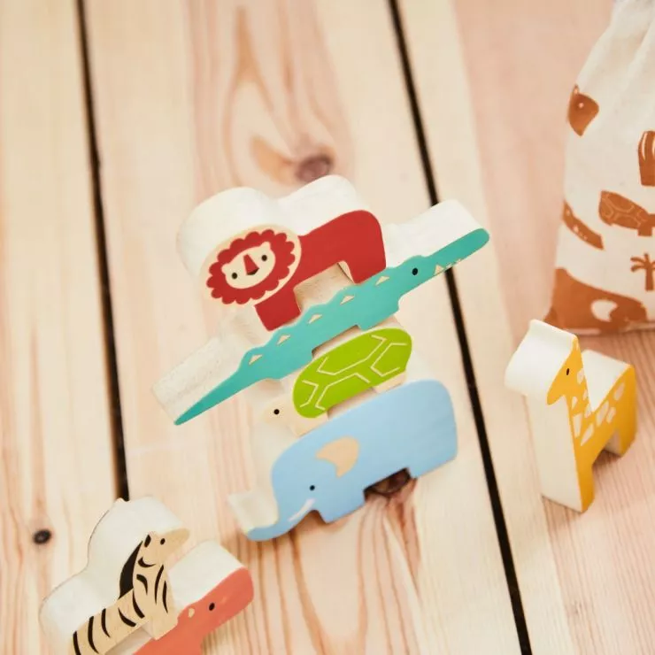 Safari Wooden Stacking Toy