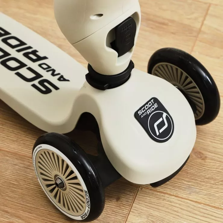 Personalised Scoot and Ride Grey Highway Kick 1 Scooter & Helmet Gift Set
