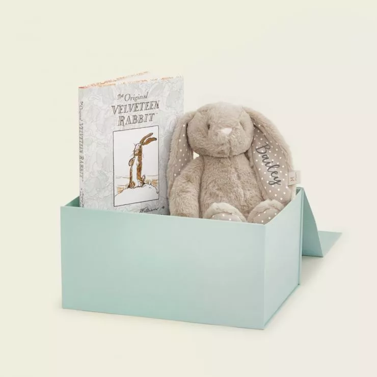 Personalised Bunny Read and Cuddle Gift Set