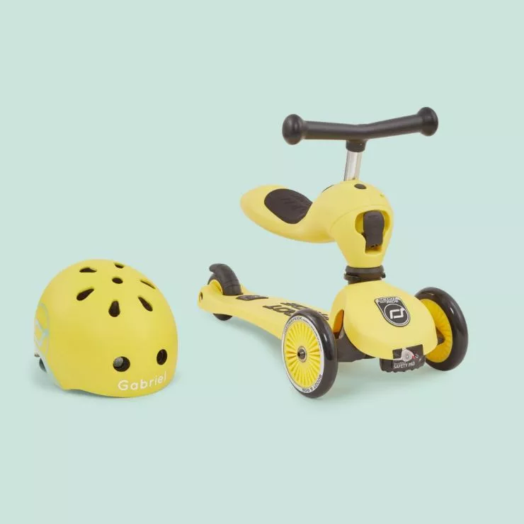 Scoot and Ride Yellow Highway Kick 1 Scooter